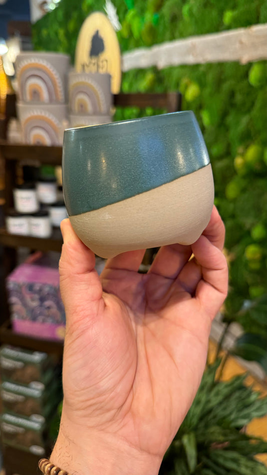 2.5” Teal Jewel Planter