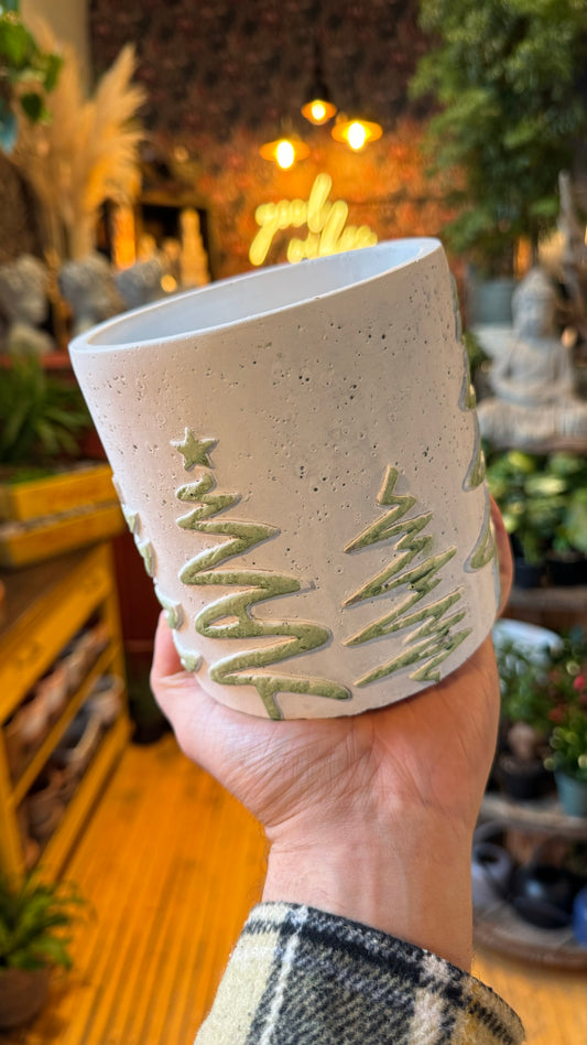 4.5” Christmas Tree ‘One Line’ Planter