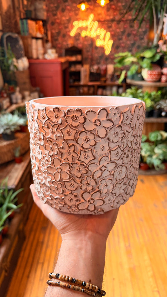 6.5” Rose Petals Planter