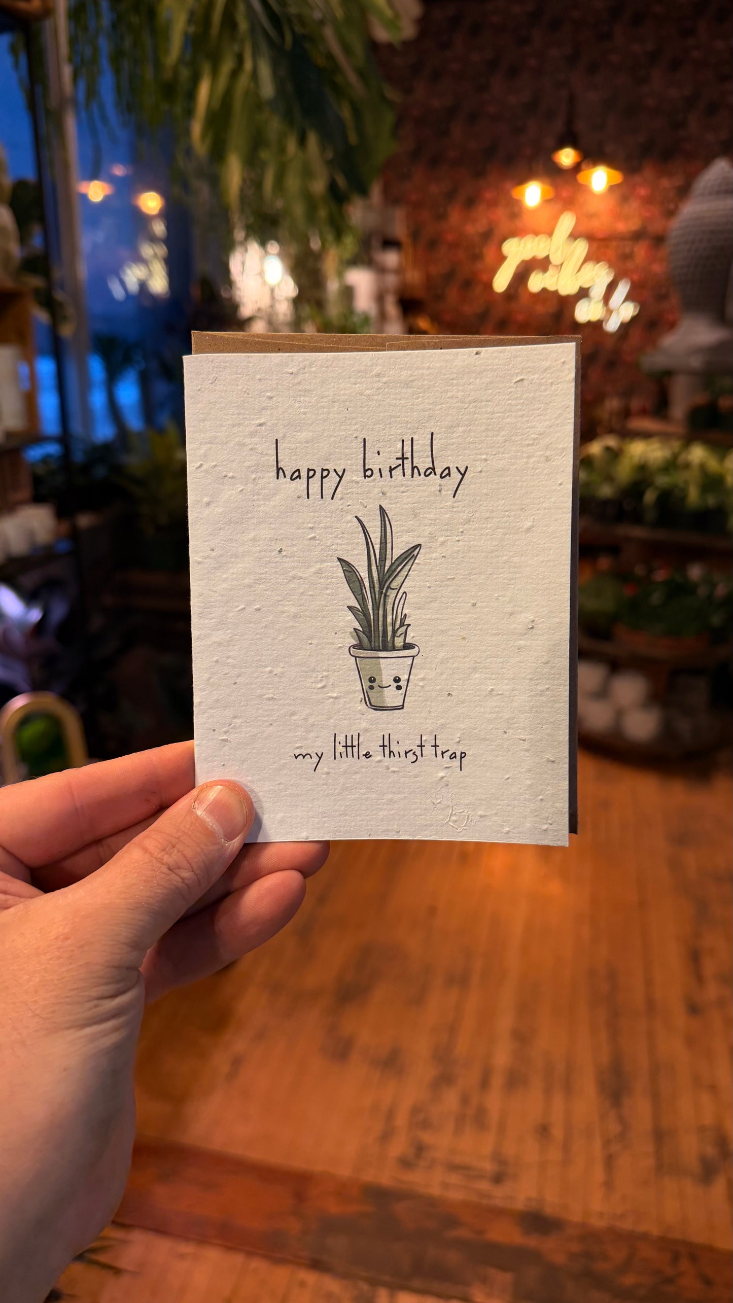 Plantable Cards - Funny Birthday Bestie