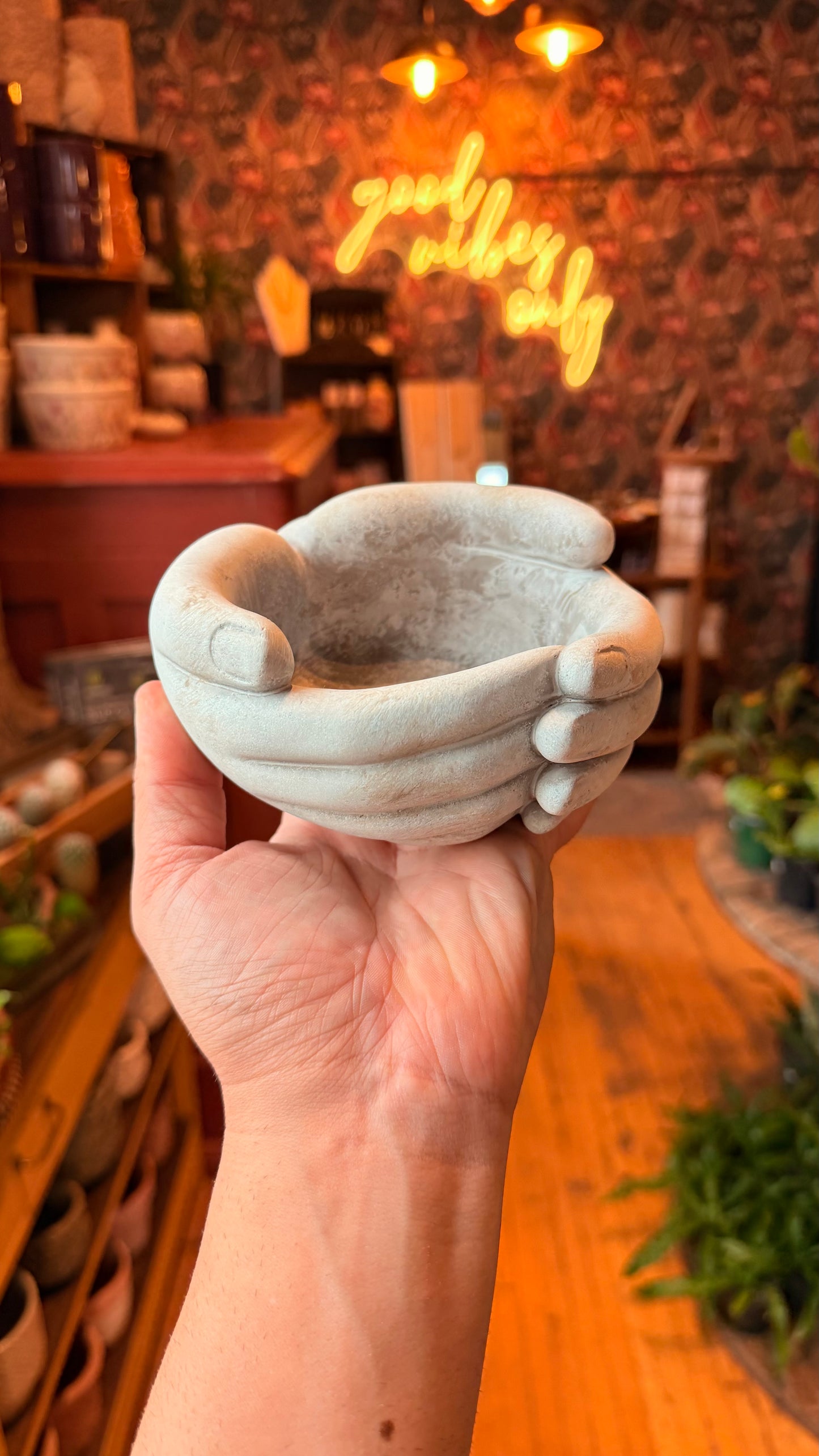 3.5” Hands Planter