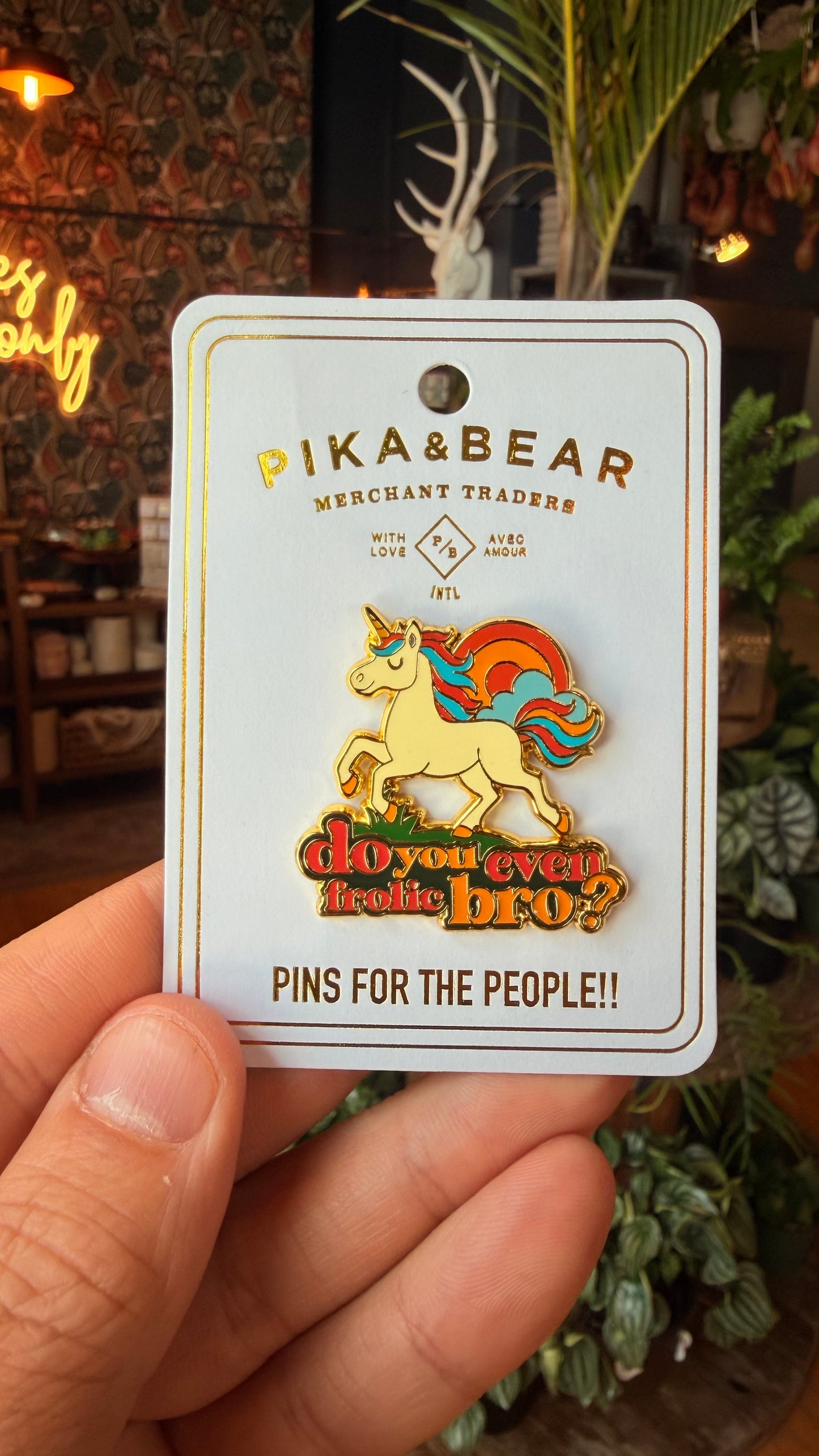 ‘Do you even Frolic Bro’ Pin