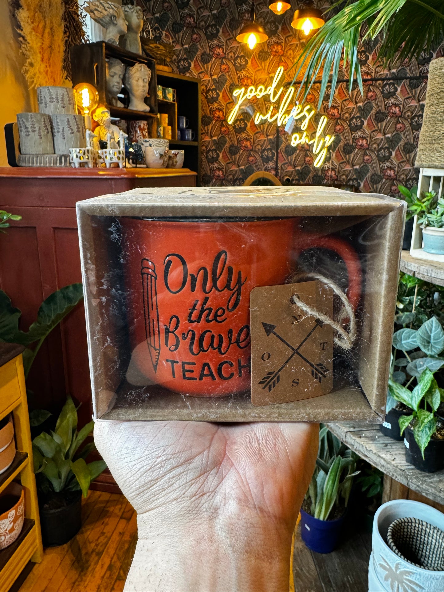 ‘Only the Brave Teach’ Mug