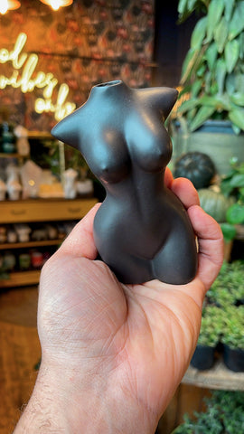 XS Black Body Vase