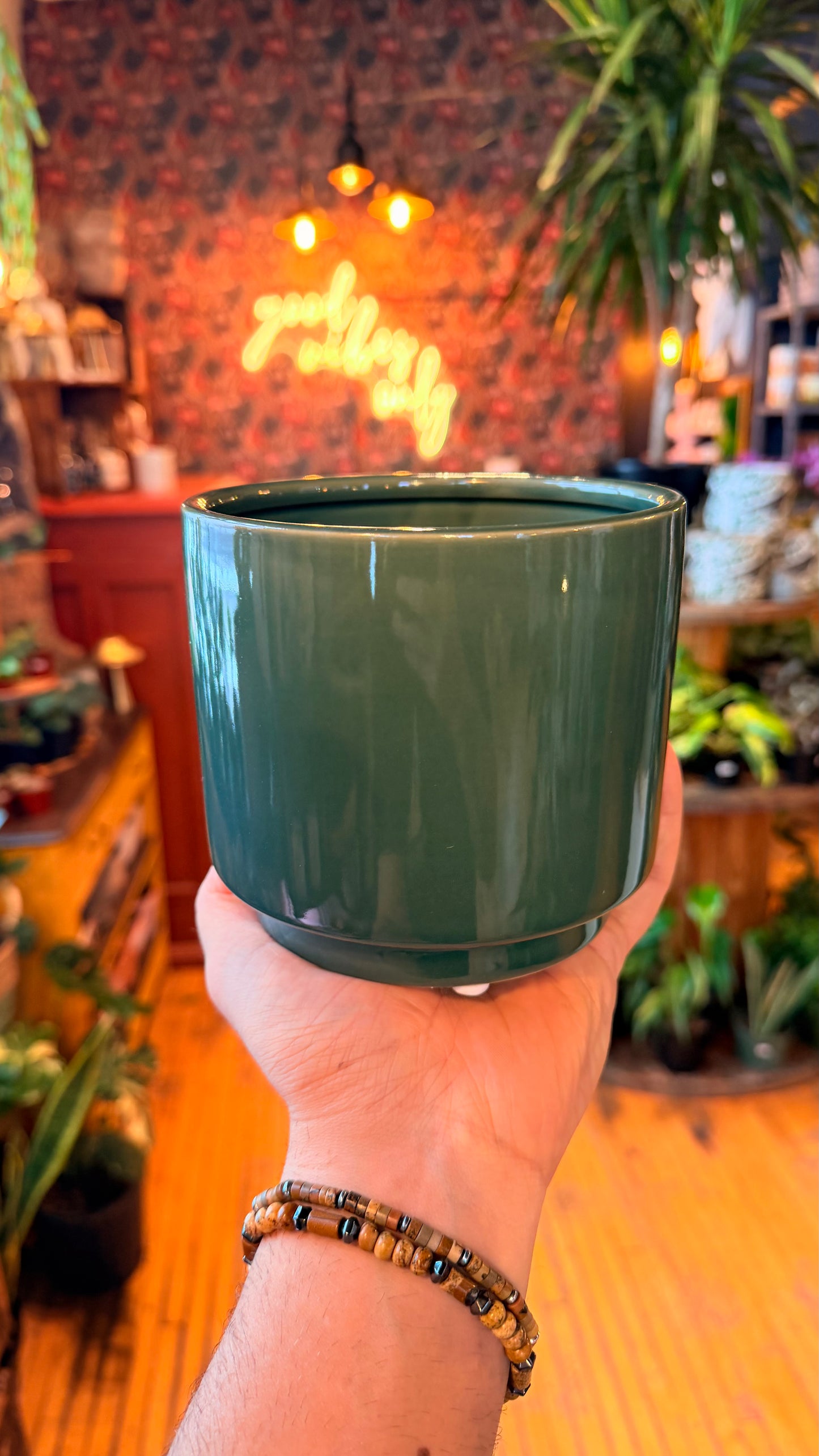 5” Hunter Green Planter