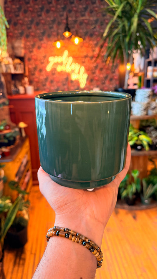 5” Hunter Green Planter