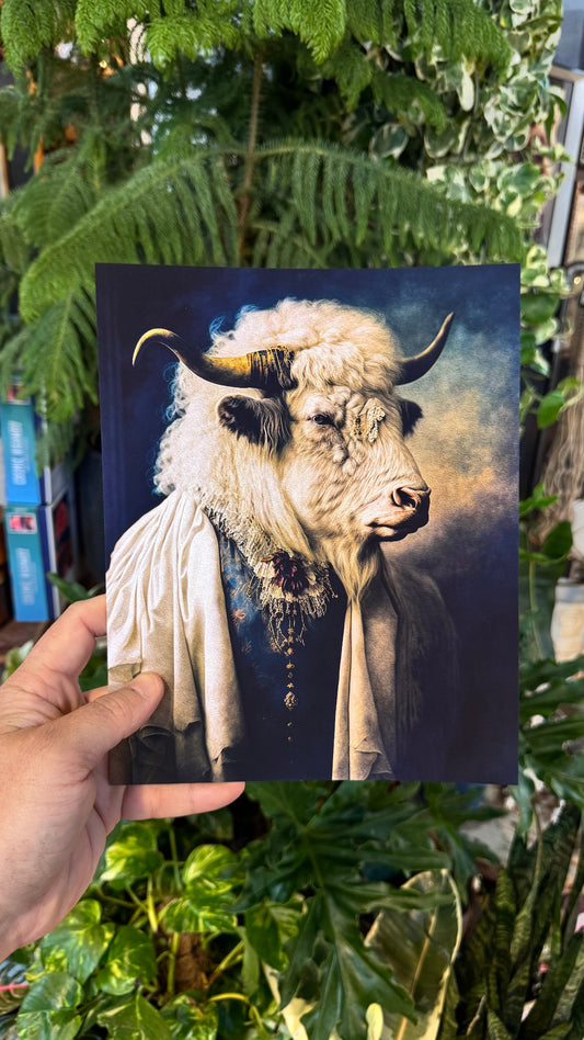 ‘Spirit White Buffalo’ Portrait Print
