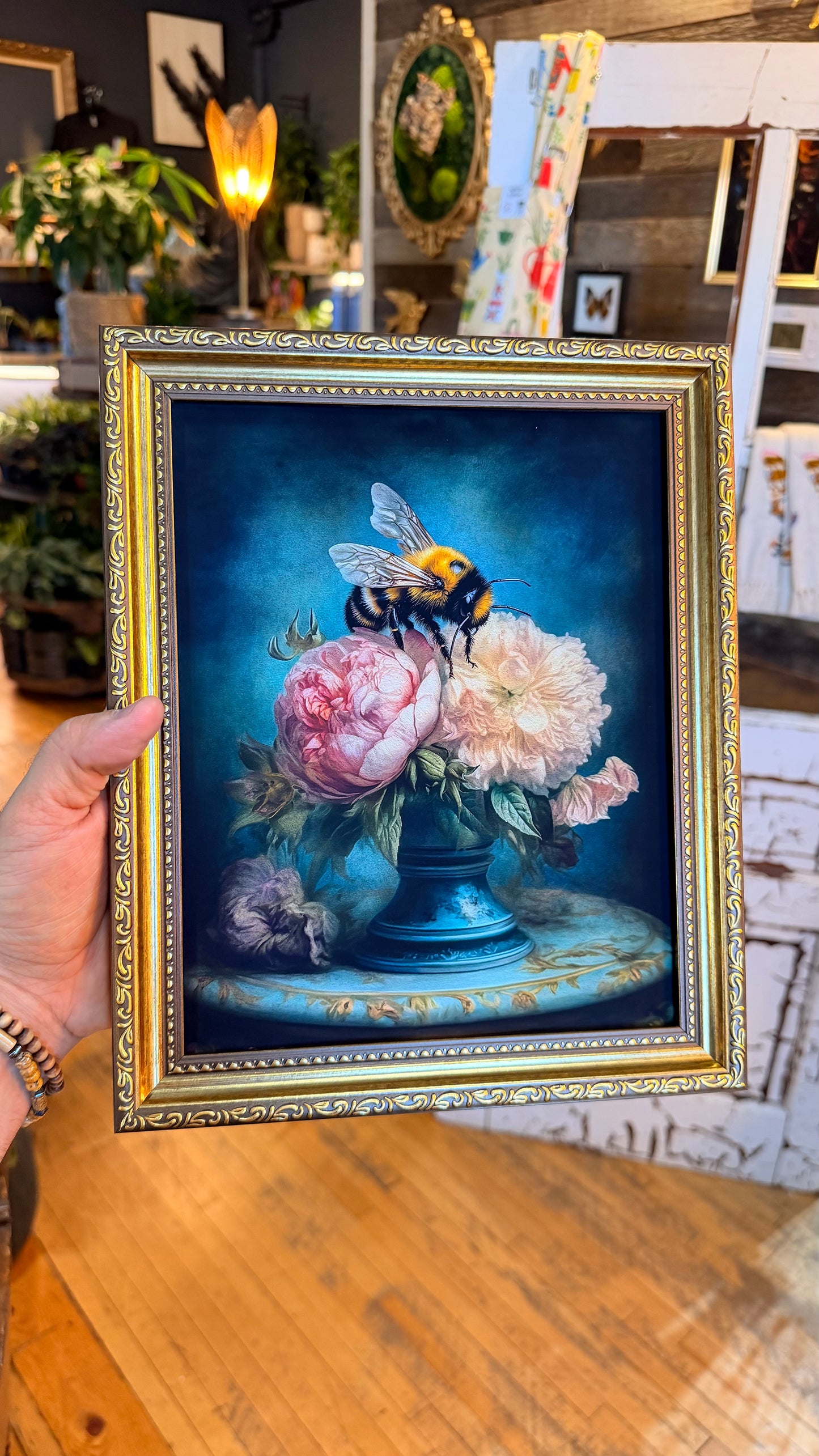 “Buzzin’ and Bloomin’” Portrait Print