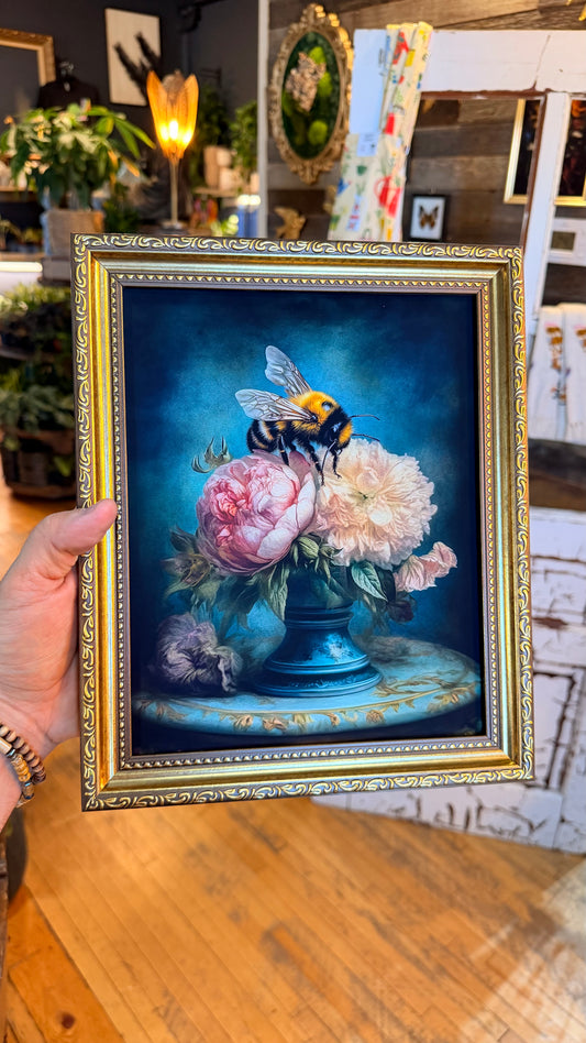 “Buzzin’ and Bloomin’” Portrait Print