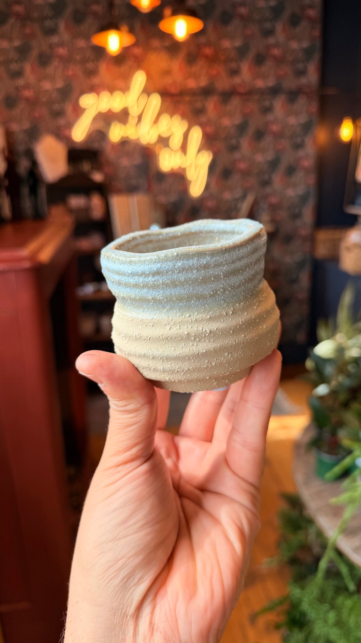 2.5” Handmade Rosso Planter
