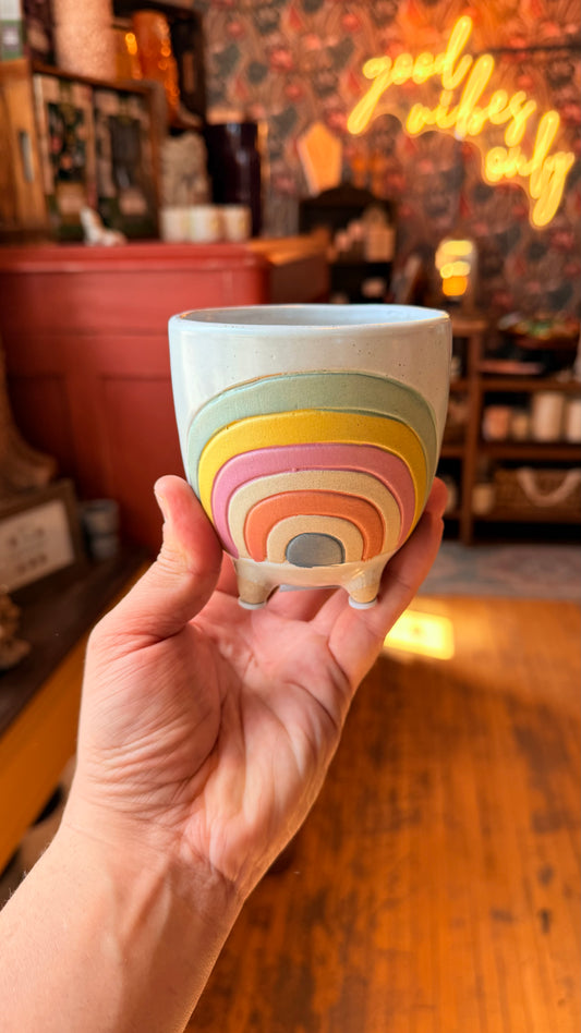 4” Afternoon Rainbow Planter