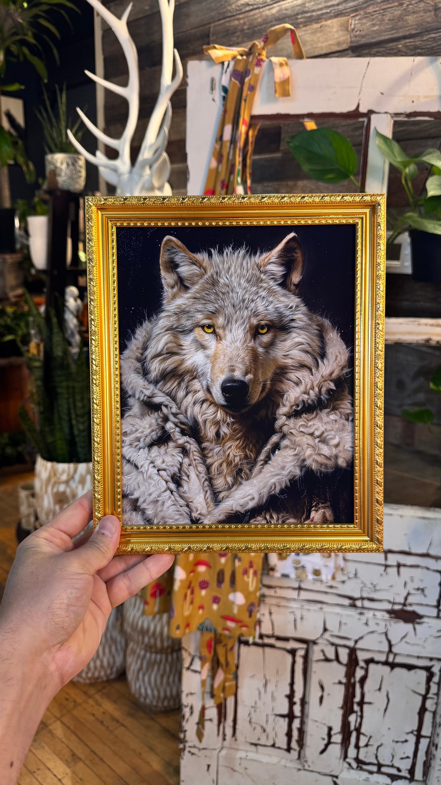 ‘Wolf In Sheeps Clothing’ Portrait Print