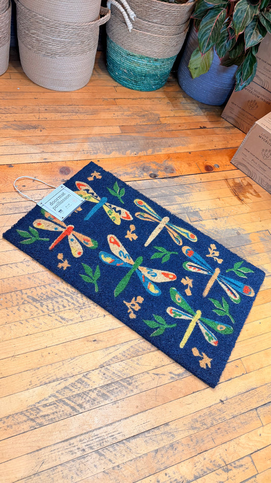 Dragonfly Jute Mat