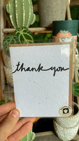 Plantable Cards - Thank You