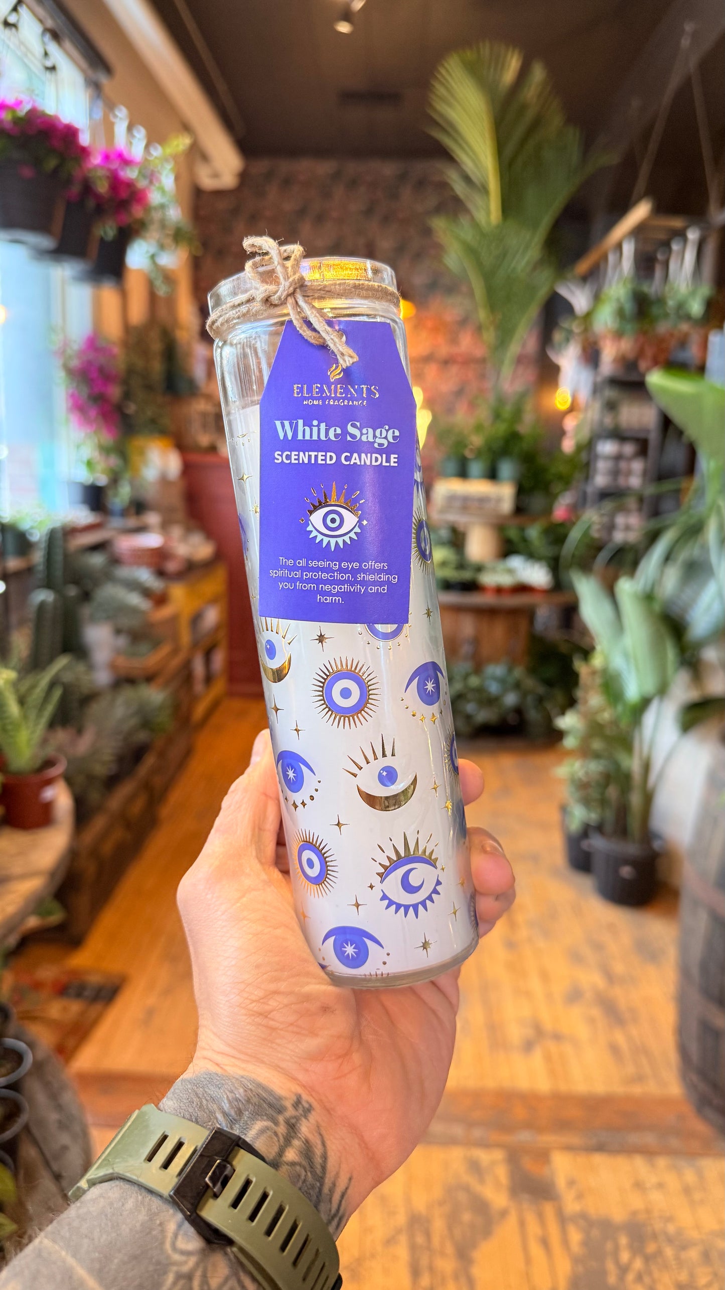 All Seeing Eye Candle