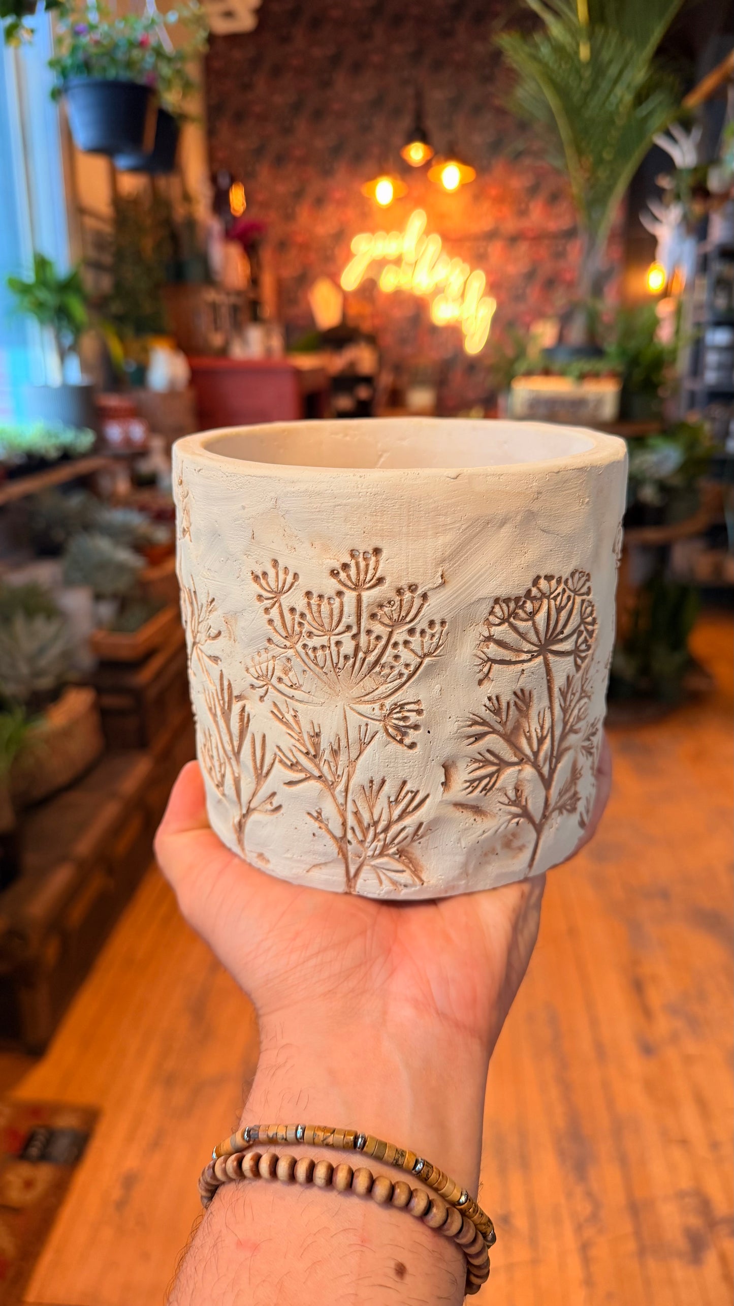 5” Rough Desert Floral Planter