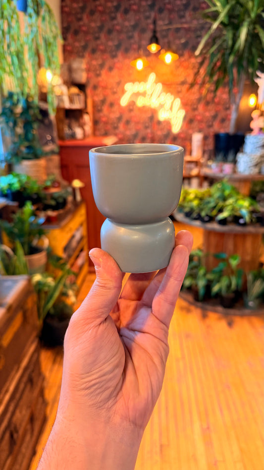 2.5” Teeny Grey Planter