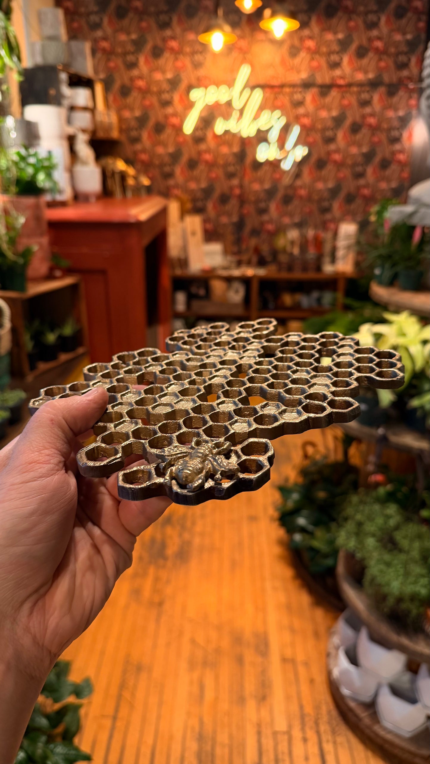 Bee Honeycomb Trivet