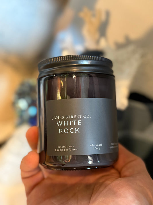 James Street Co. White Rock Candle
