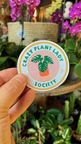 ‘Crazy Plant Lady’ Sticker