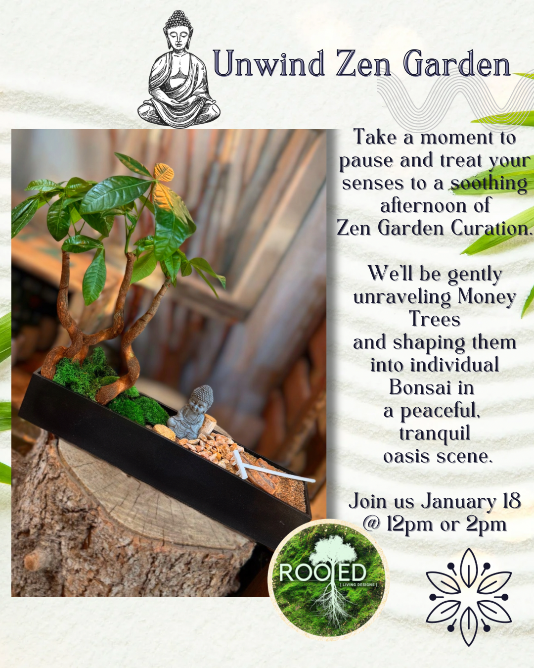 Unwind Zen Garden Workshop