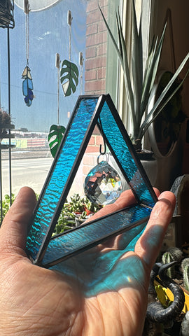 Stained Glass Prism Decor