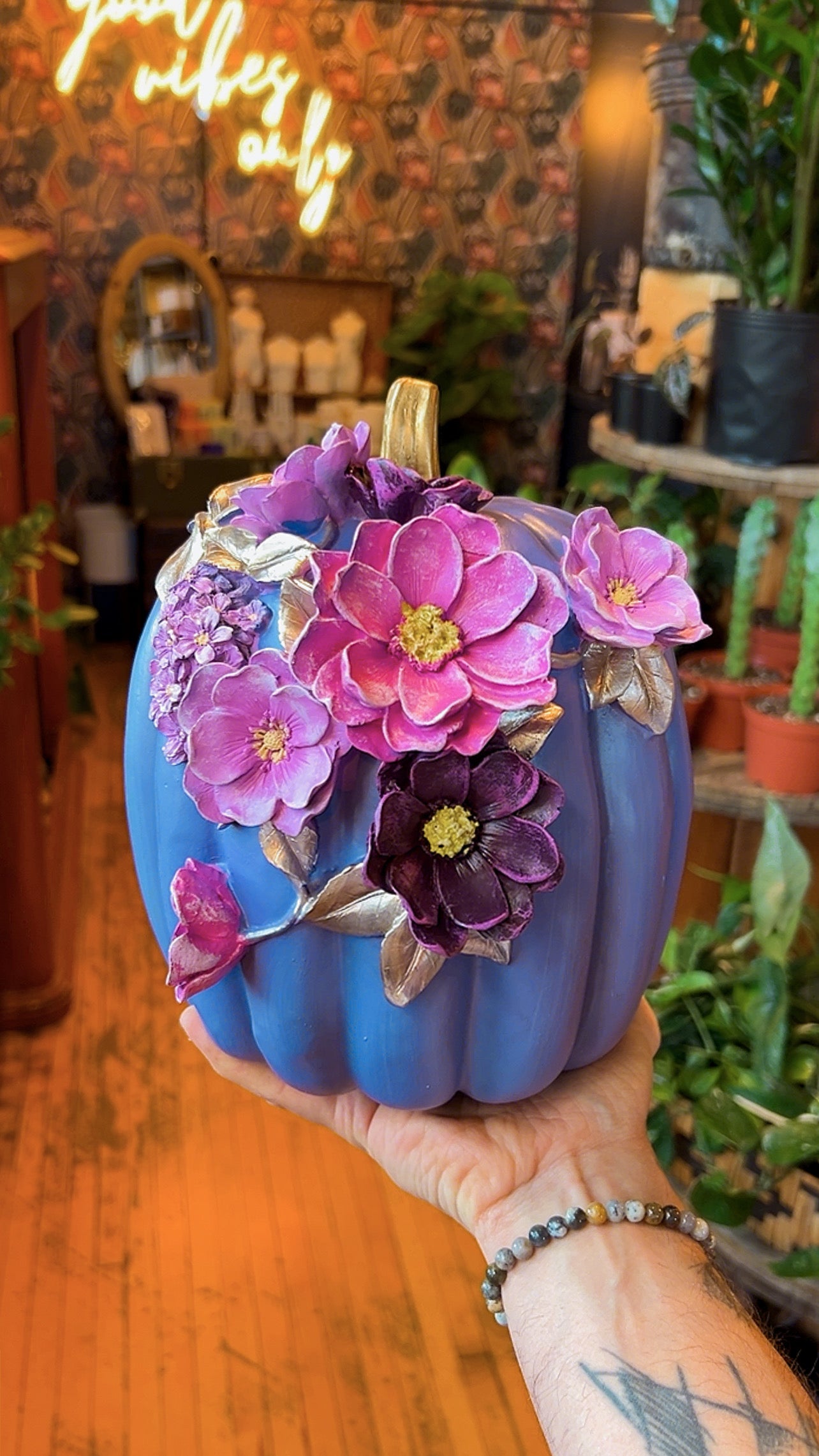 Floral Pumpkin