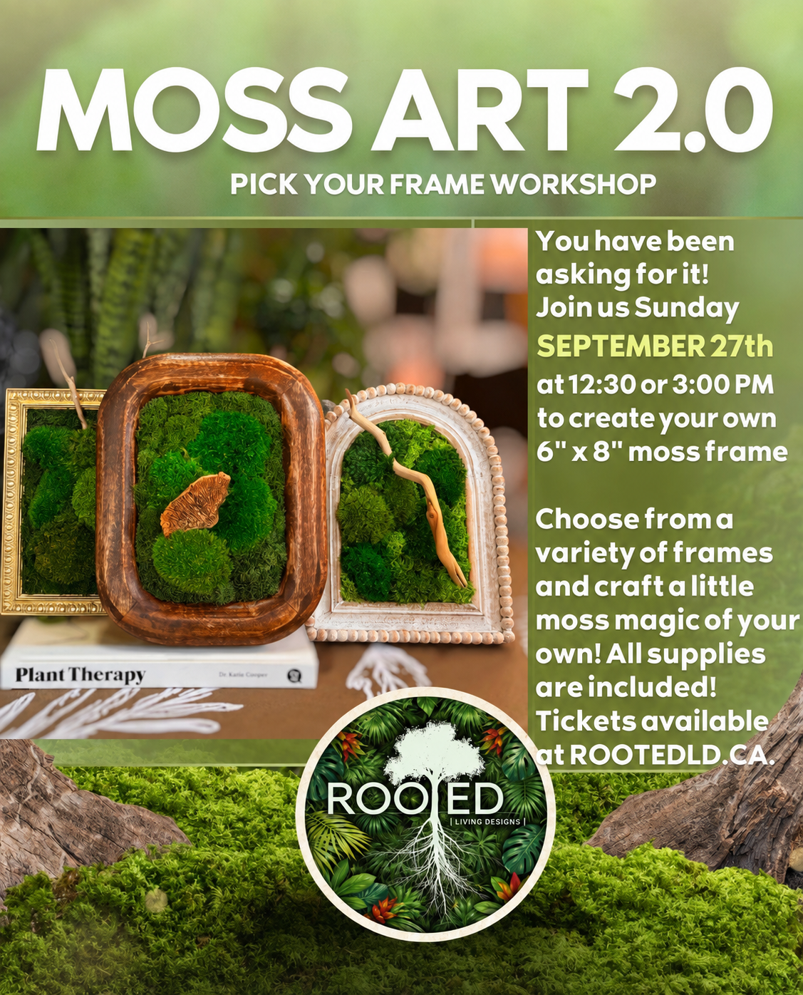 Moss Art 2.0 workshop