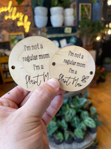 I’m Not A Regular Mom’ Wooden Plaque