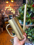 Tall Modern Gold Watering Can