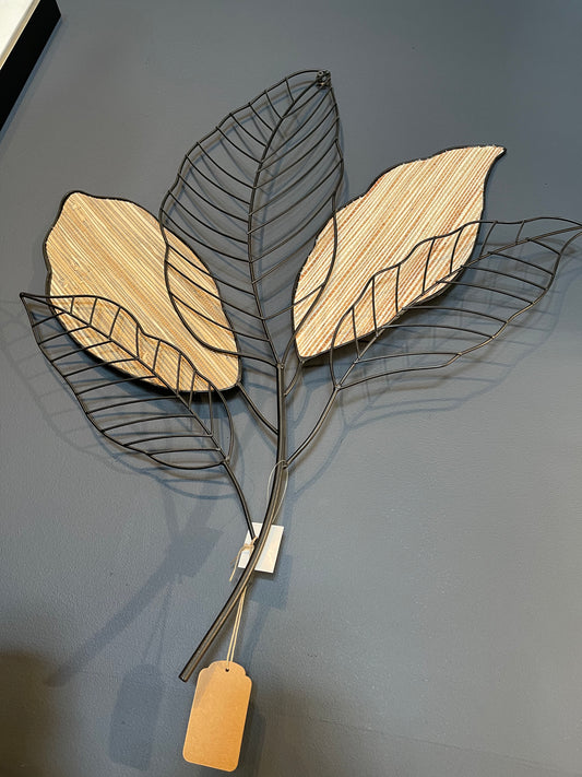 Fan Leaf Metal Art