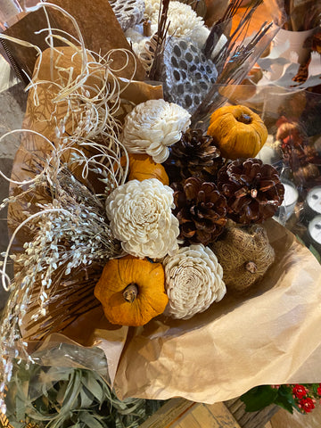 Large Fall Dried Bouquets