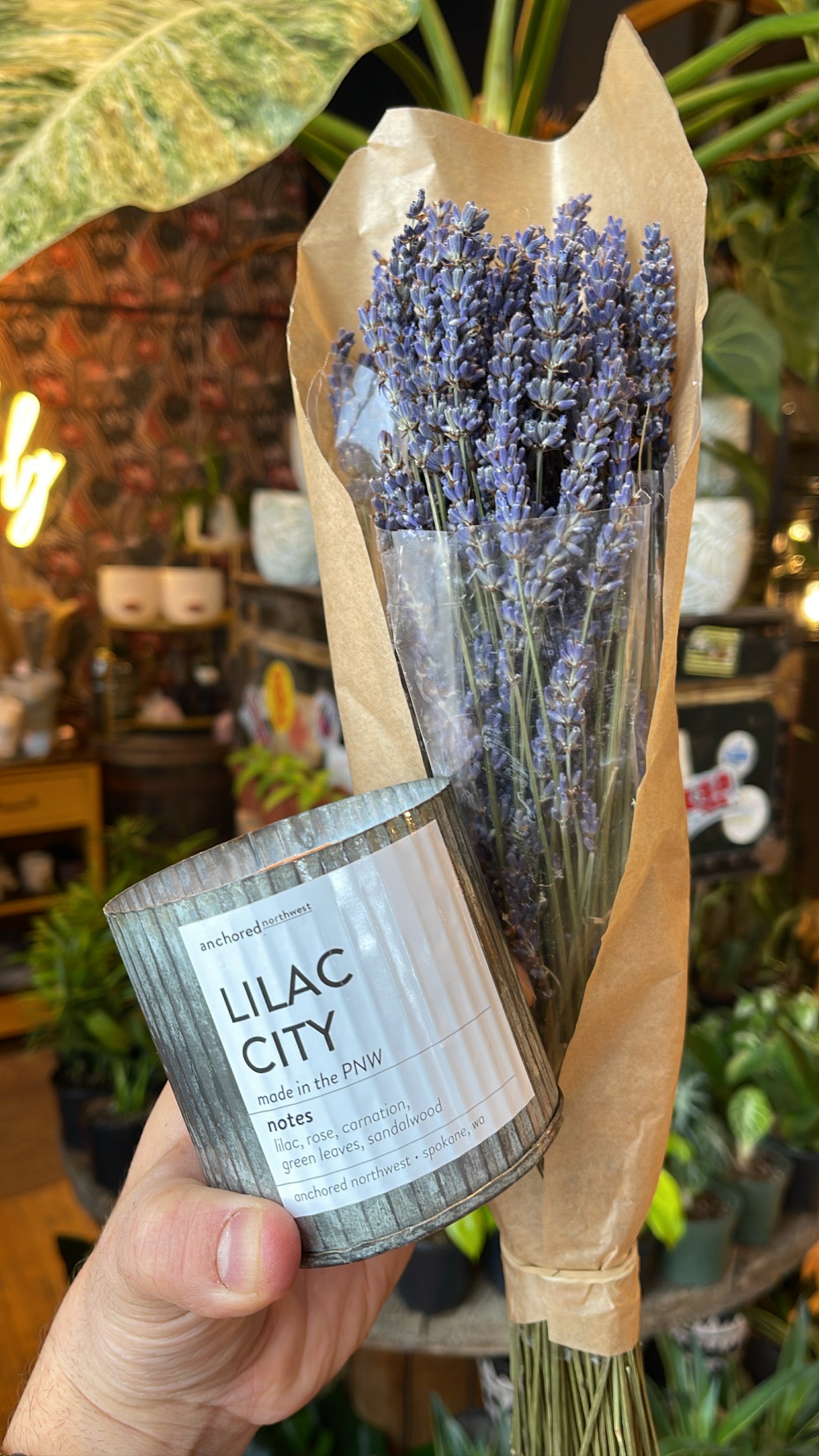 Anchored Woodwick Candles - Lilac City