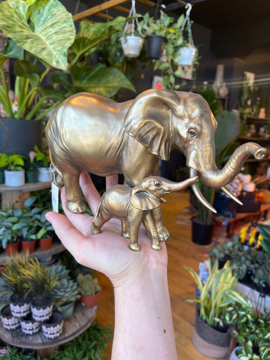 Golden Elephant Statue