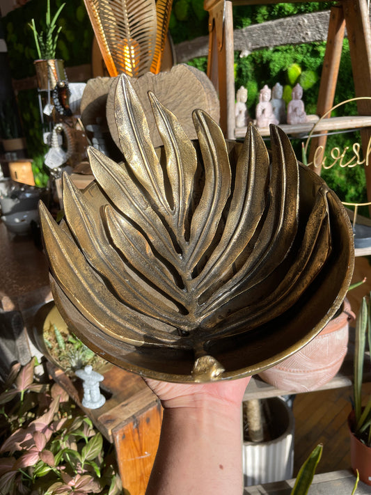 Plant Leaf Decorative Bowl